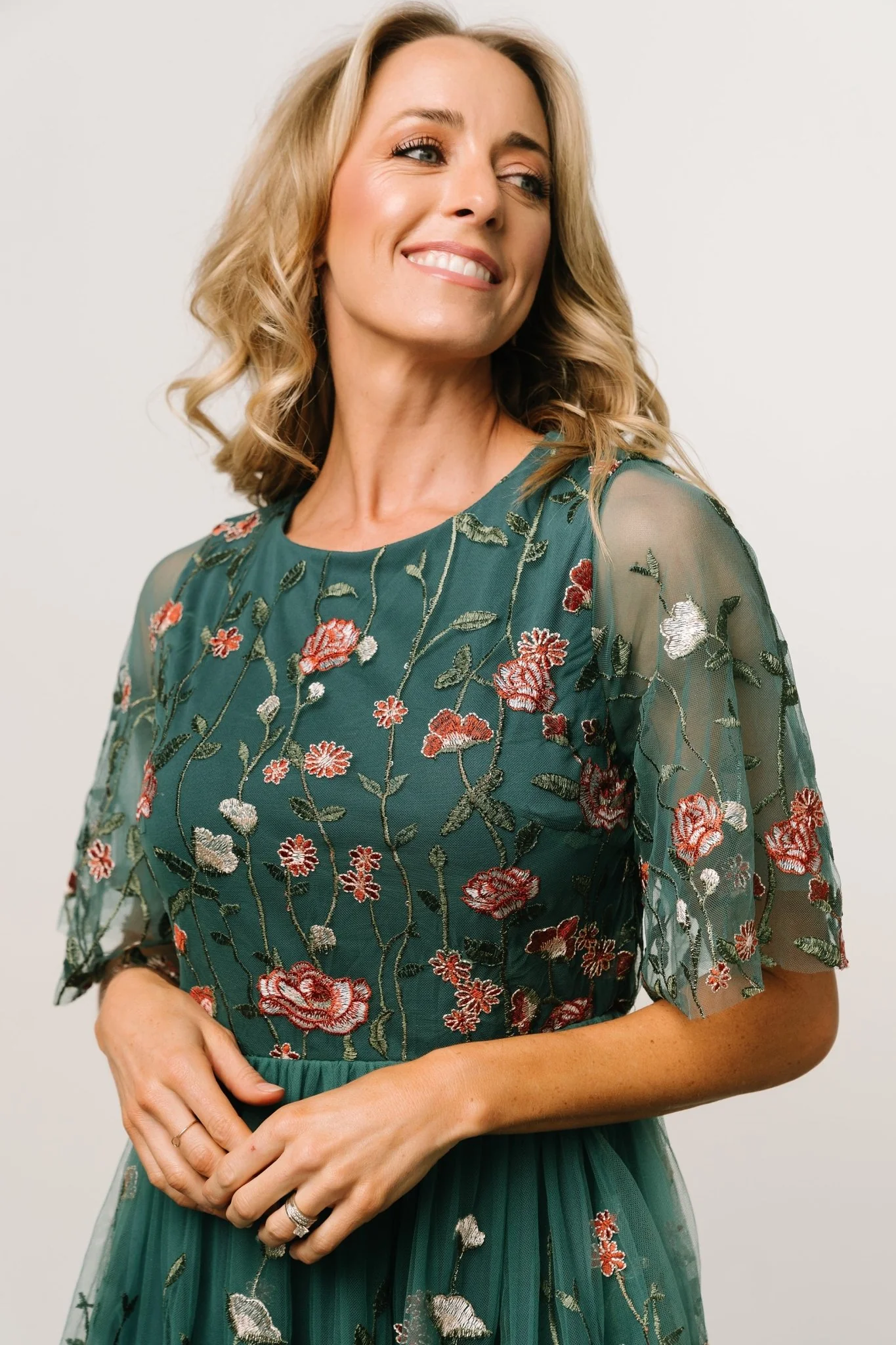 Duchess Tulle Dress | Jade Garden