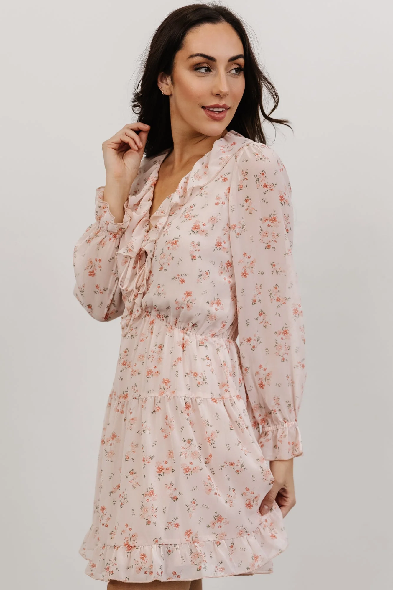Doris Mini Dress | Blush Floral