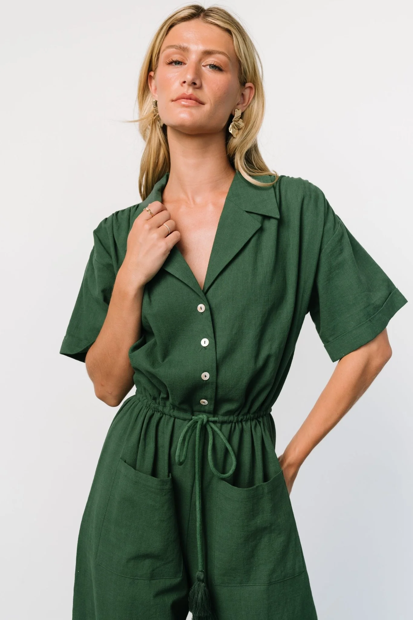 Hemming Jumpsuit | Green