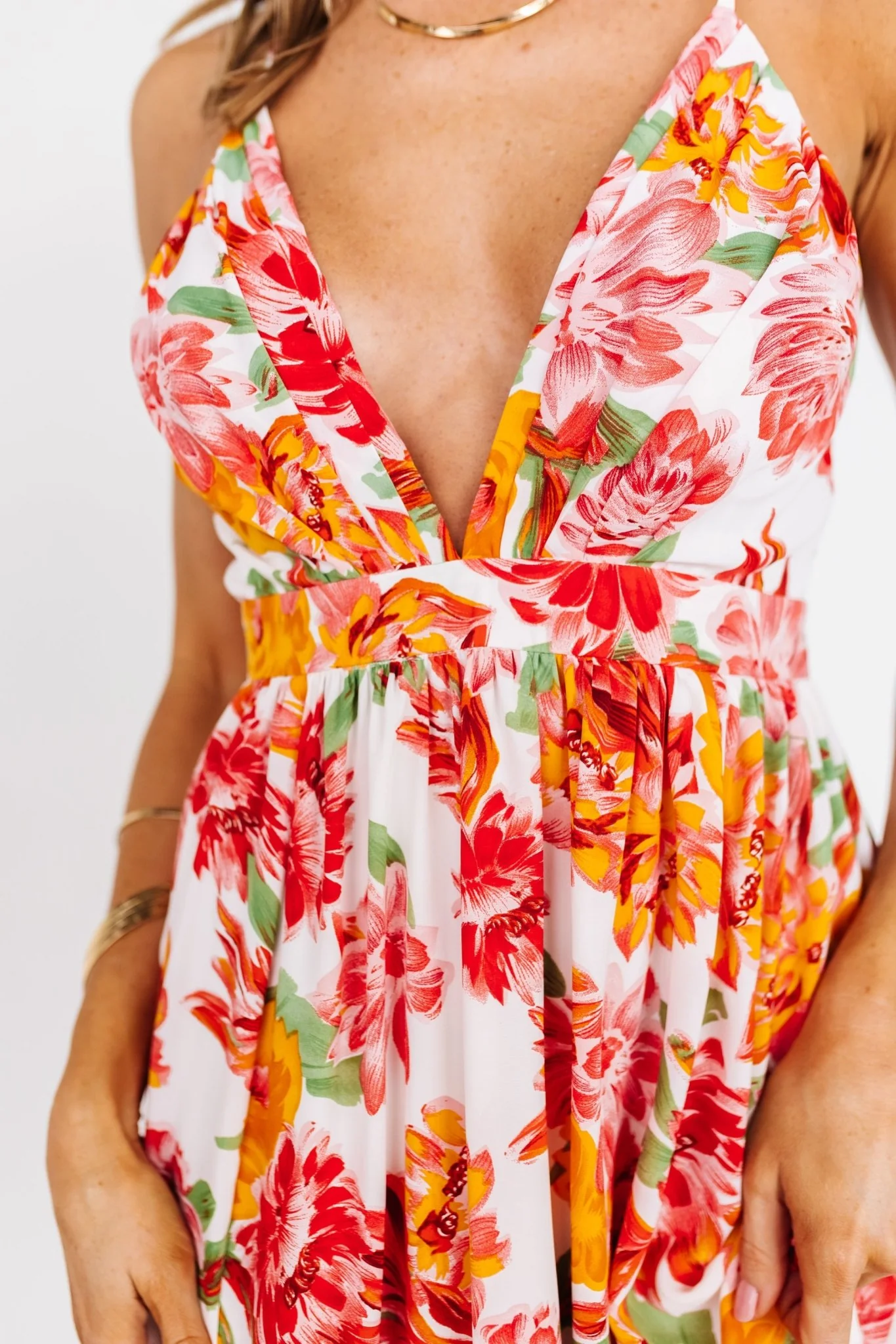 Miramar Maxi Dress | Off White Floral
