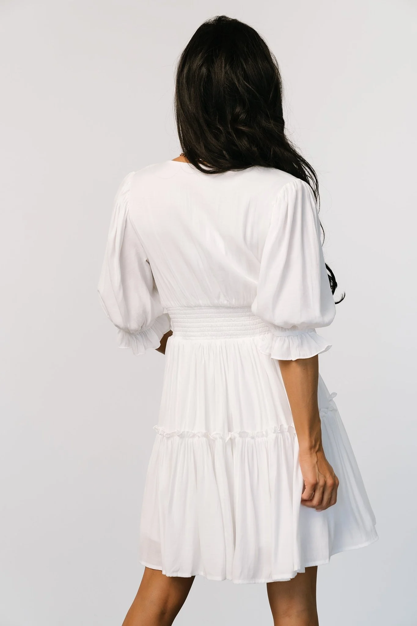 Gisela Short Dress | Off White