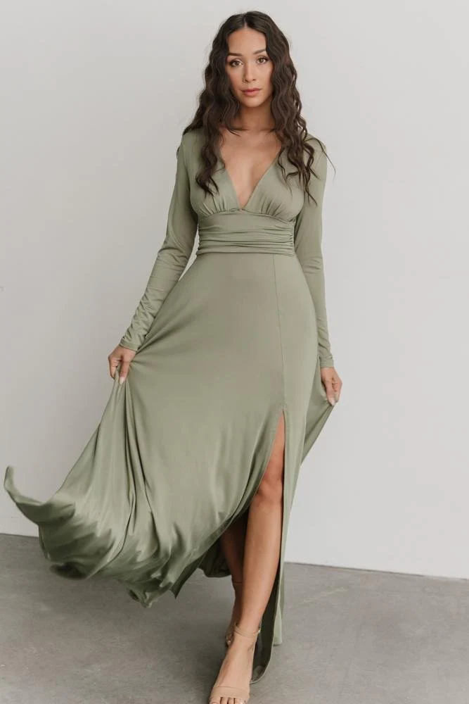 Arianna Maxi Dress | Dusty Sage