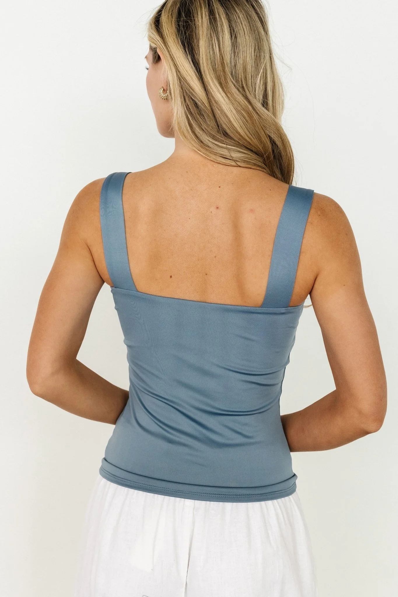 Liz Tank Top | Dusty Blue