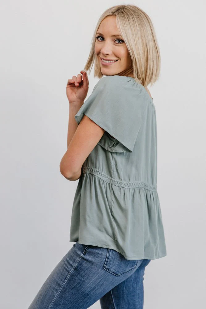 Unity Button Up Top | Sage