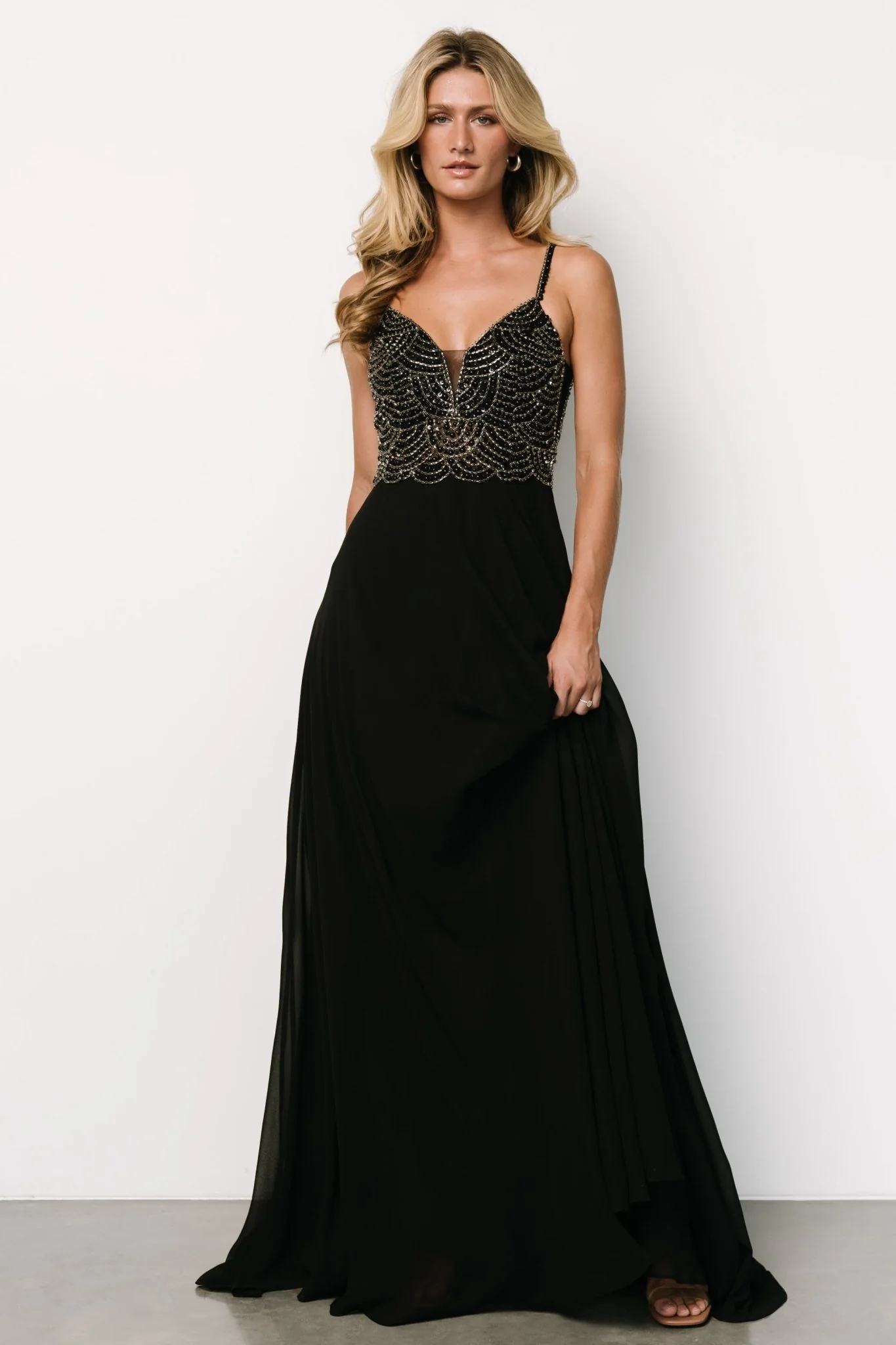 Honor Beaded Bridal Gown | Black