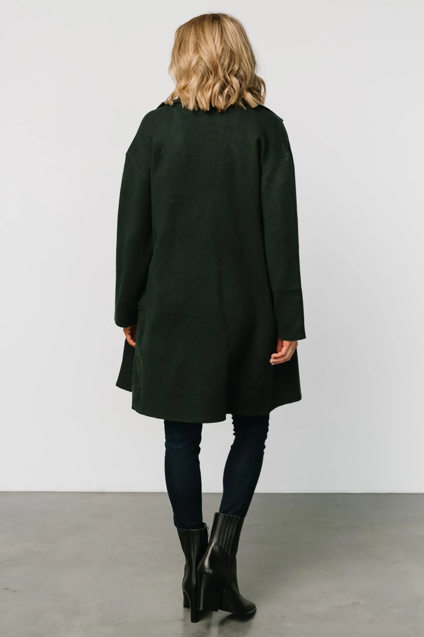 Roland Long Jacket | Dark Green