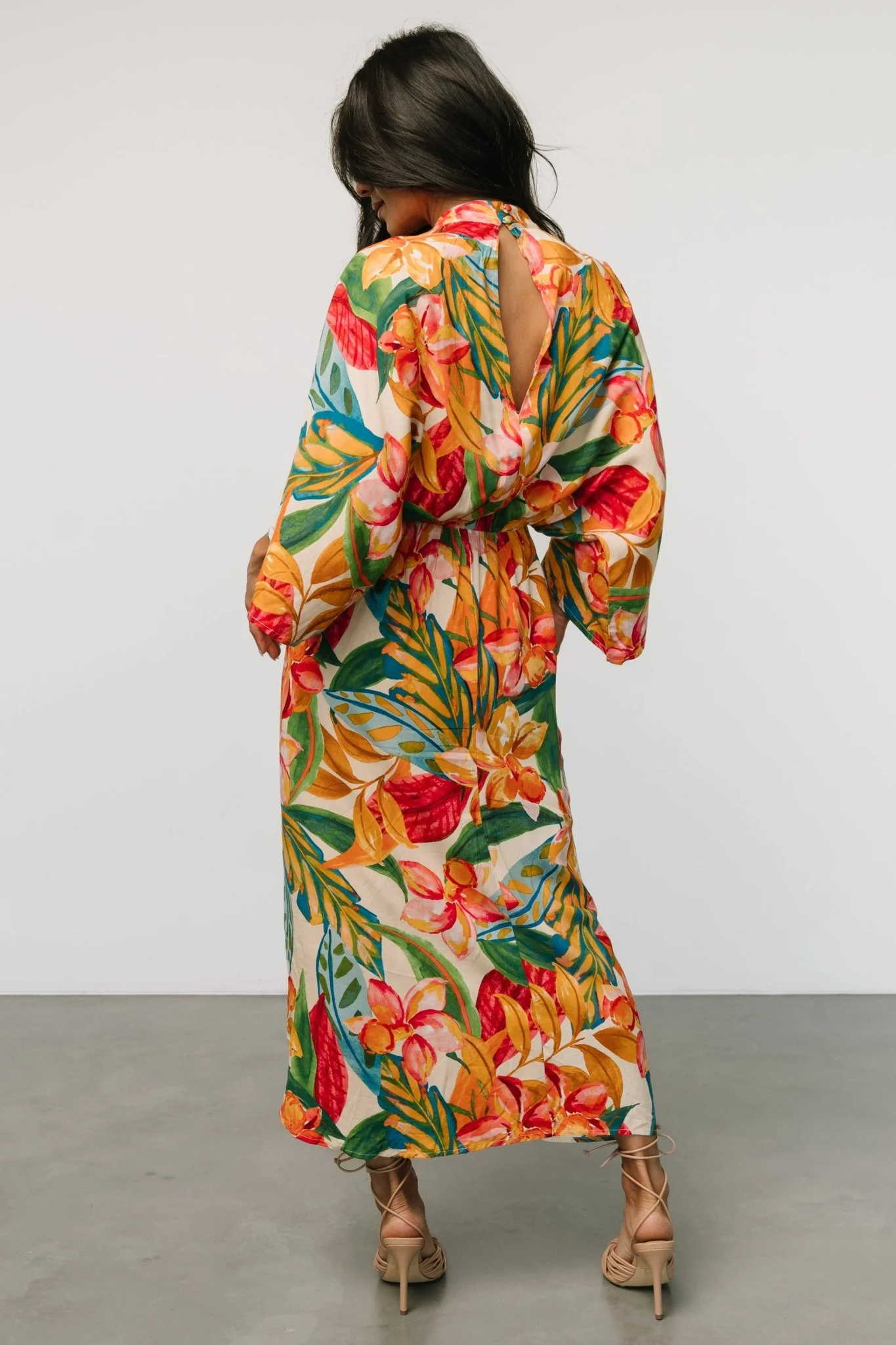 Oliana Kimono Dress | Summer Floral