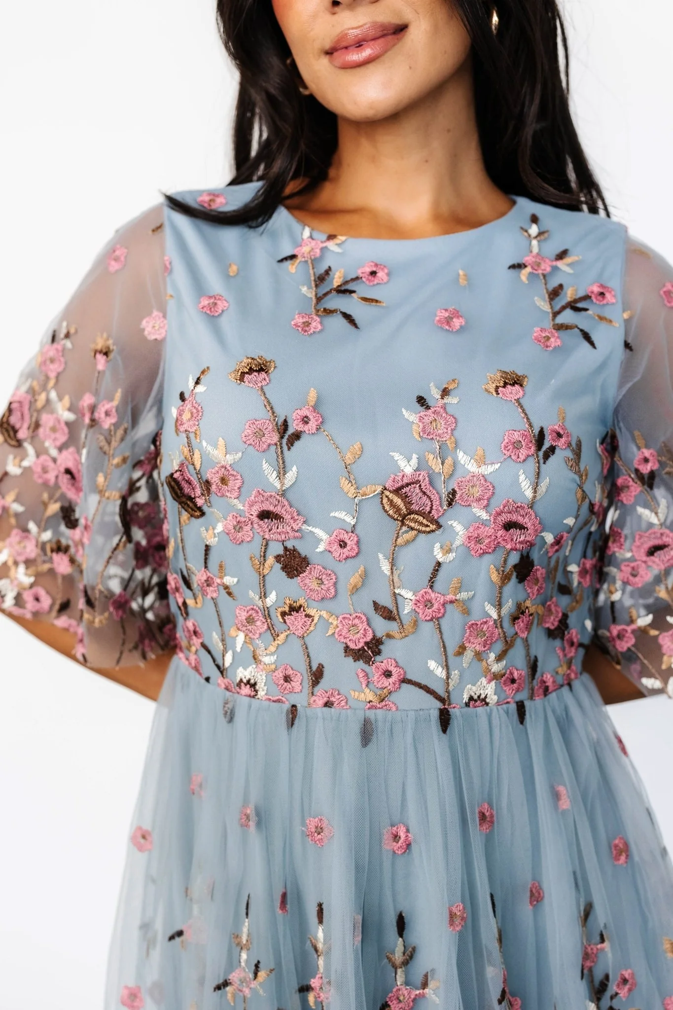 Duchess Tulle Dress | Blue Garden