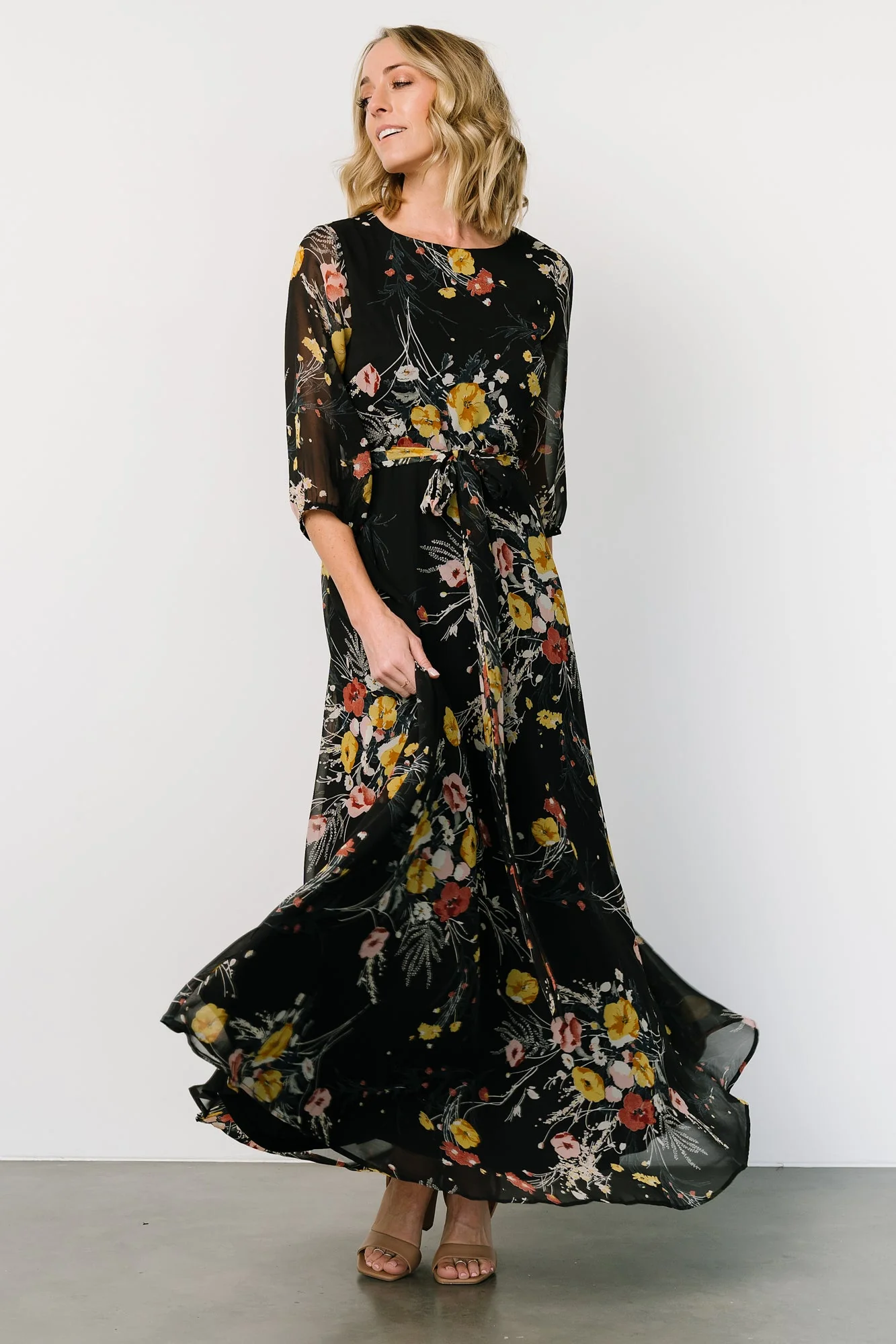 Rebecca Maxi Dress | Botanical Floral