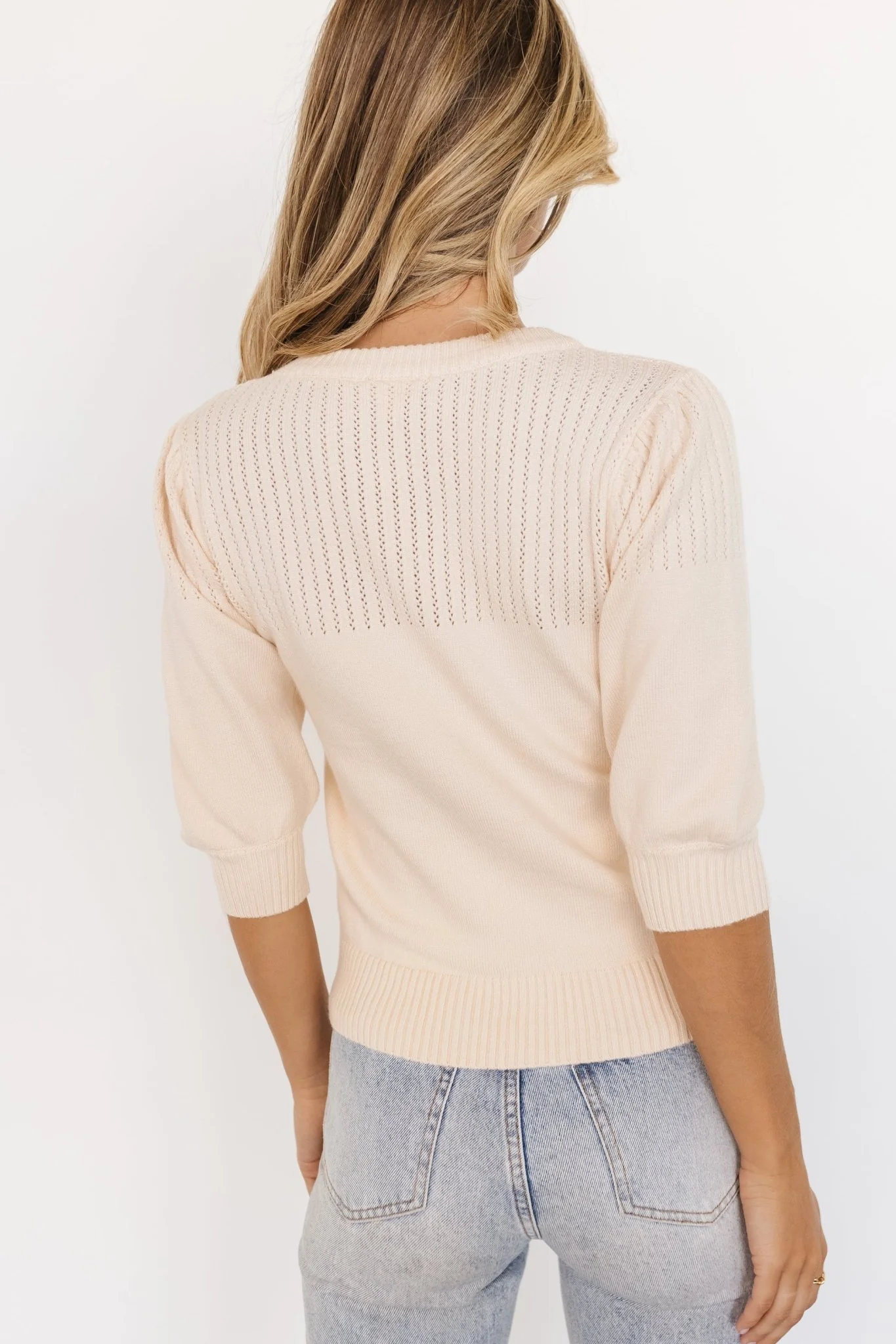 Opal Knit Sweater | Cream