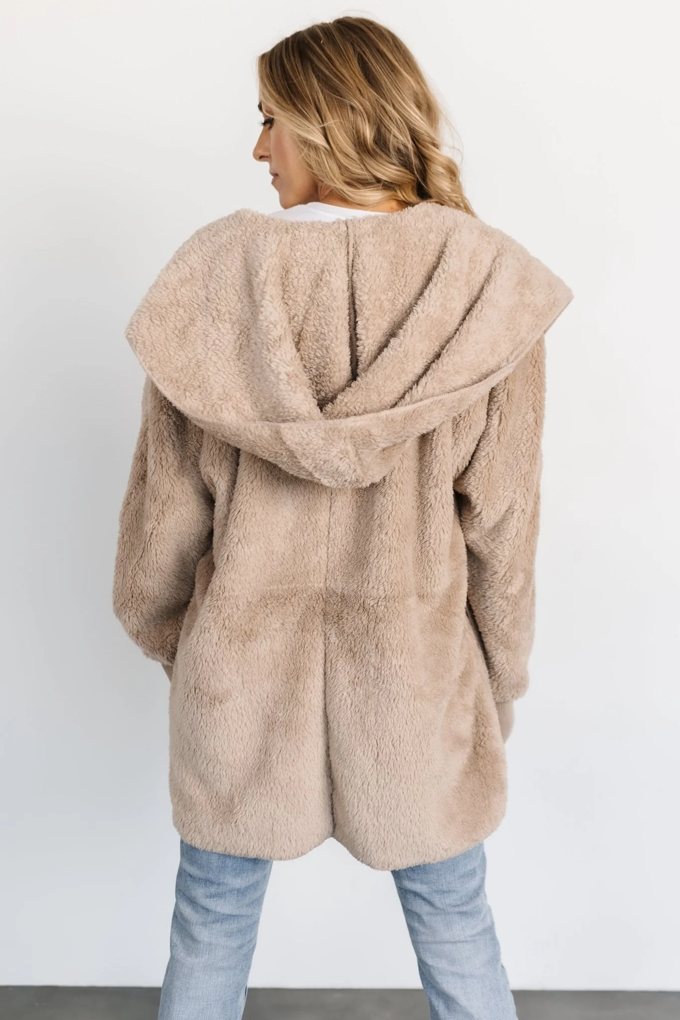 Melrose Teddy Jacket | Taupe