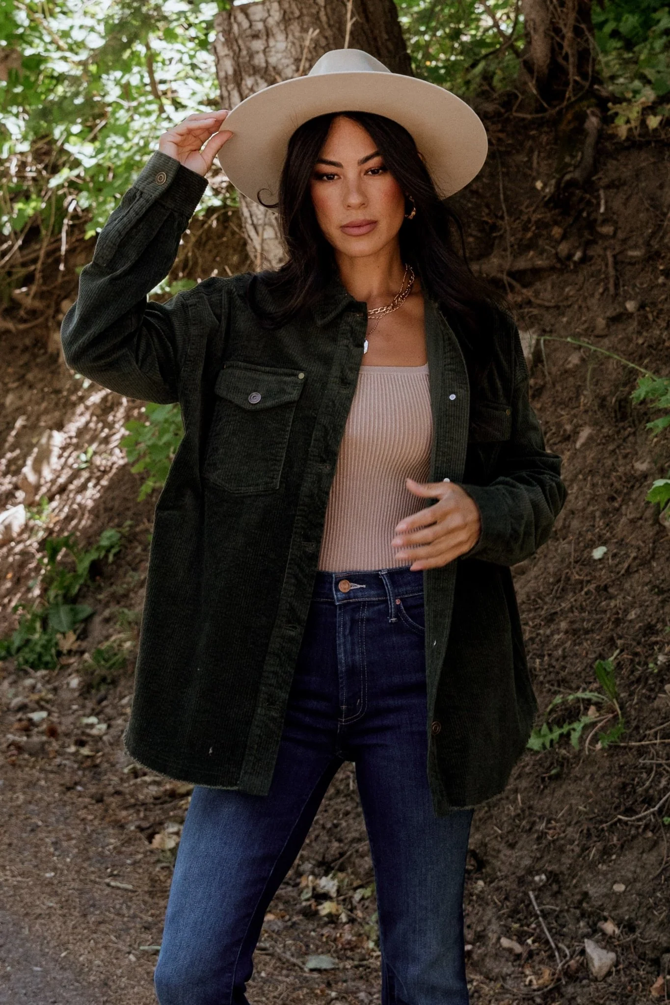 Greeley Corduroy Jacket | Deep Green