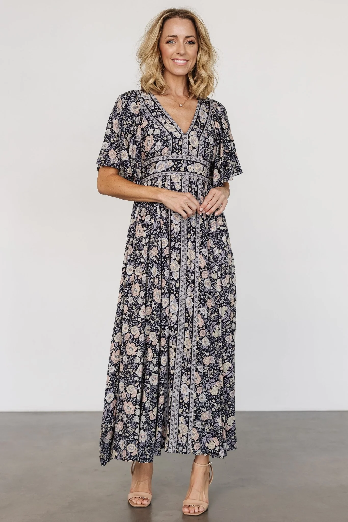 Elissa Maxi Dress | Midnight Floral