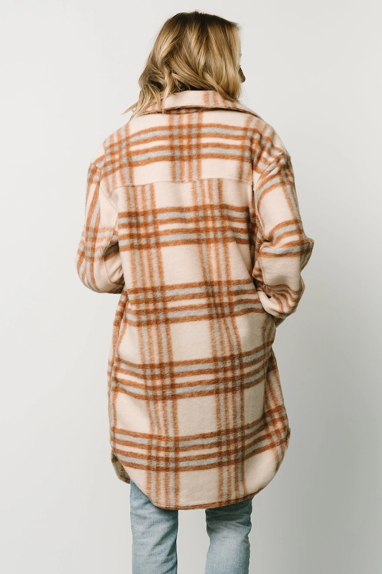 Durango Plaid Shacket | Oatmeal + Mocha