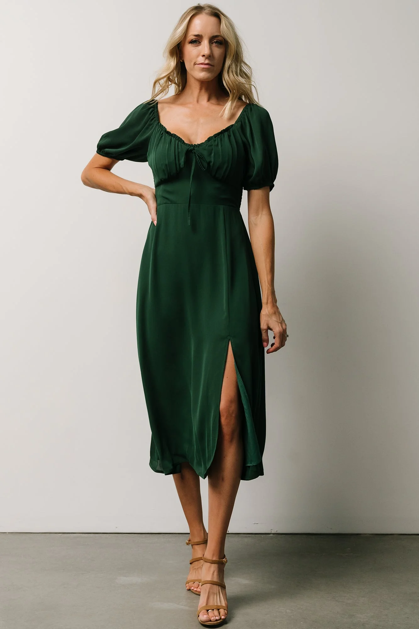 Cadence Midi Dress | Green