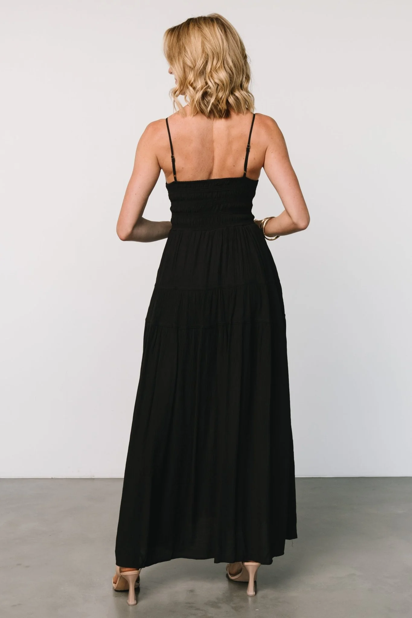 Lohan Tank Maxi Dress | Black