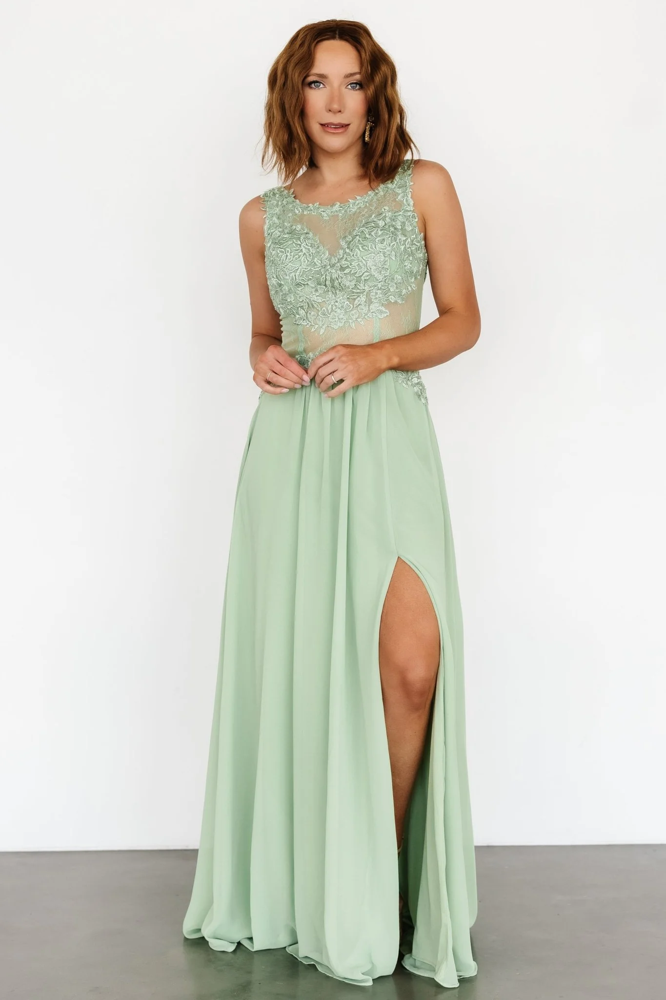Konstantina Gown | Sage
