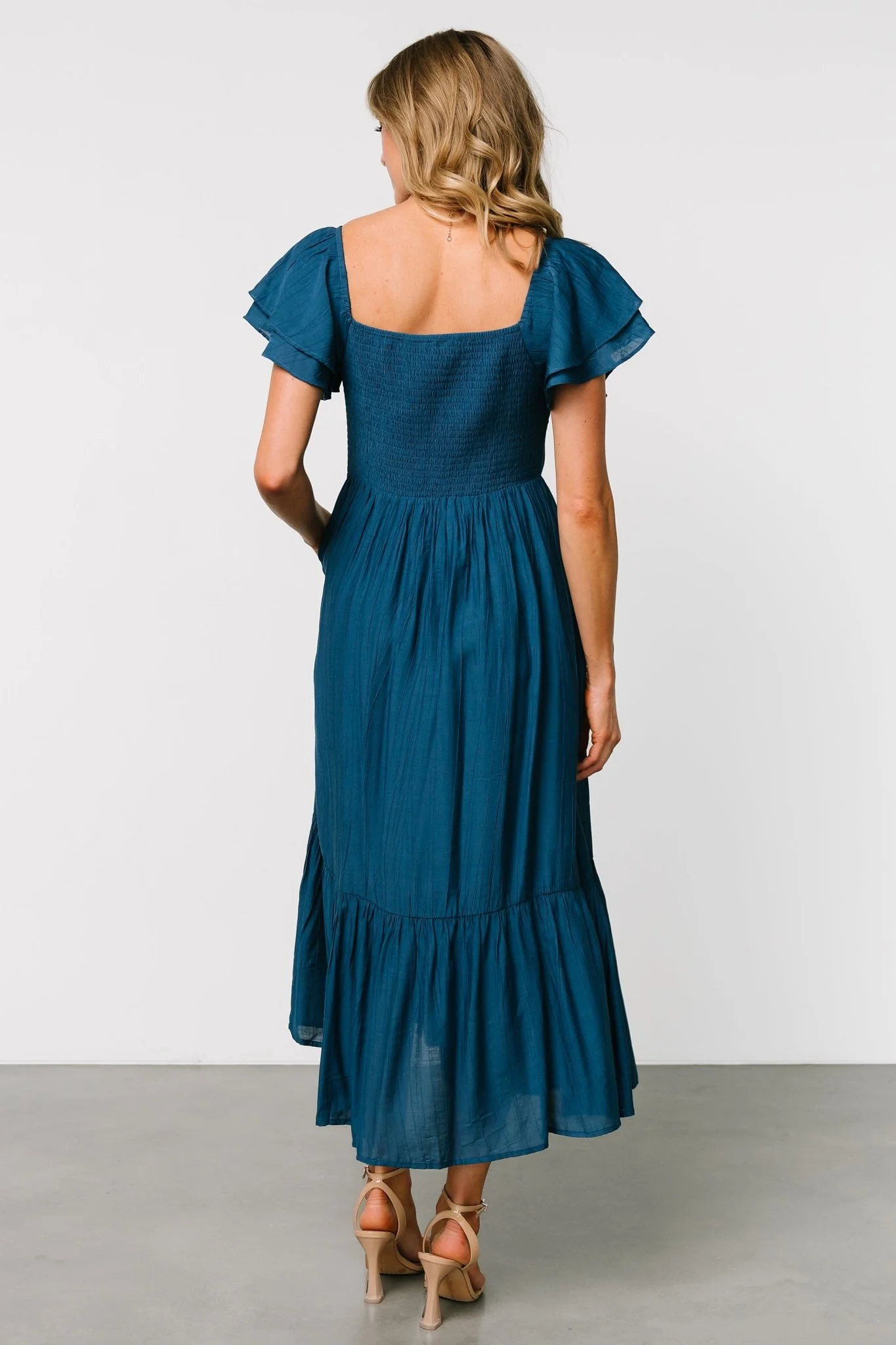 Buttercup Midi Dress | Deep Blue