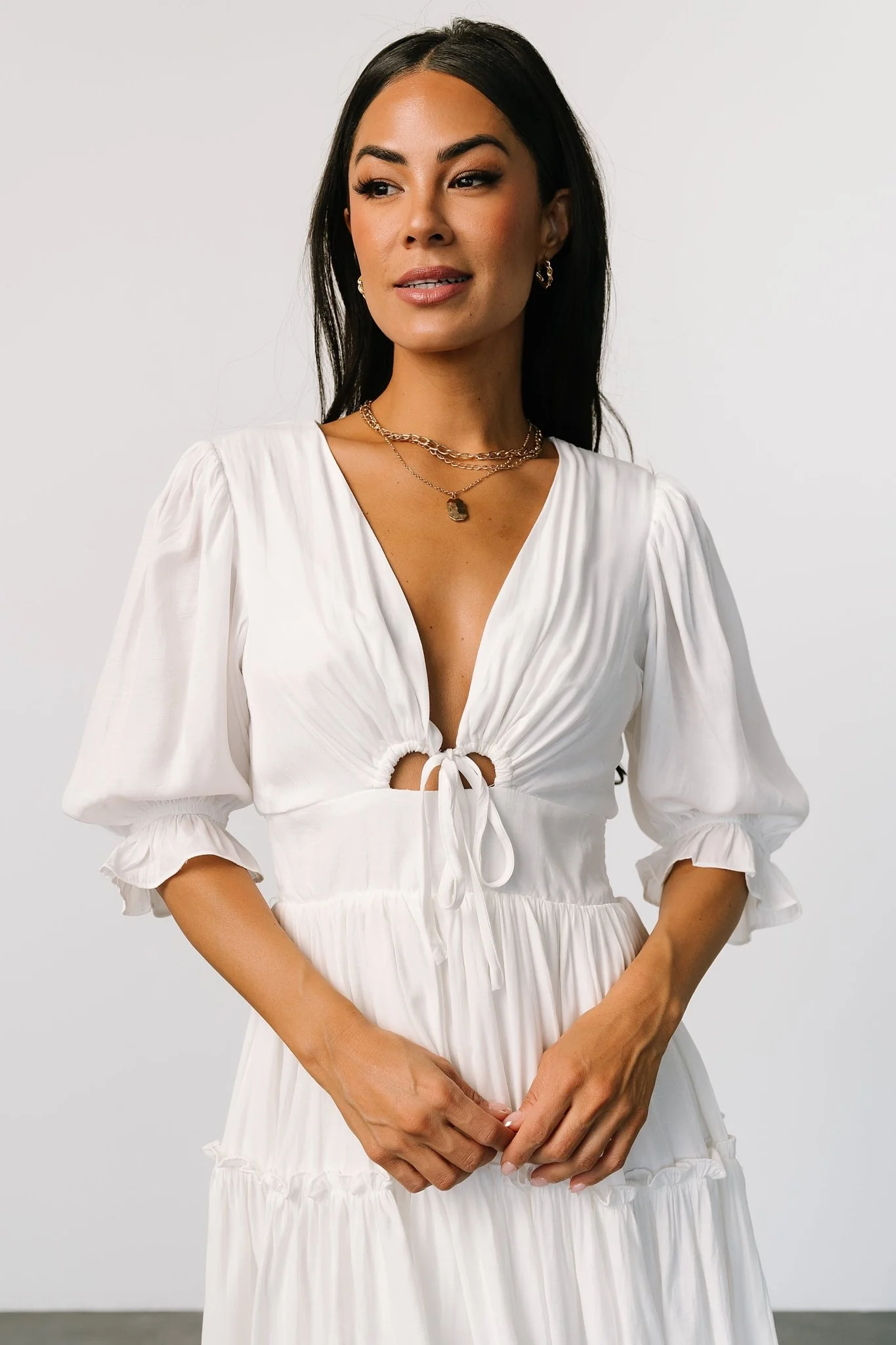 Gisela Short Dress | Off White