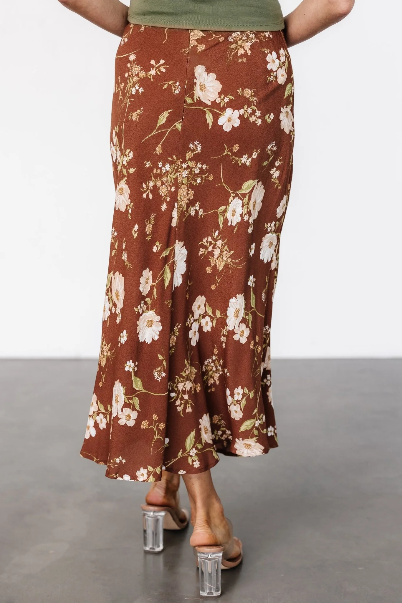 Fairchild Skirt | Brown Floral