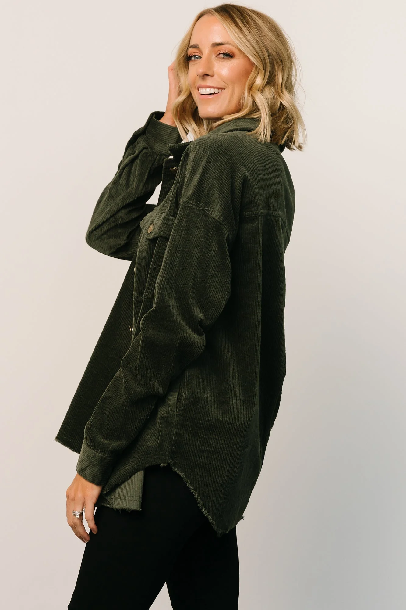 Greeley Corduroy Jacket | Deep Green