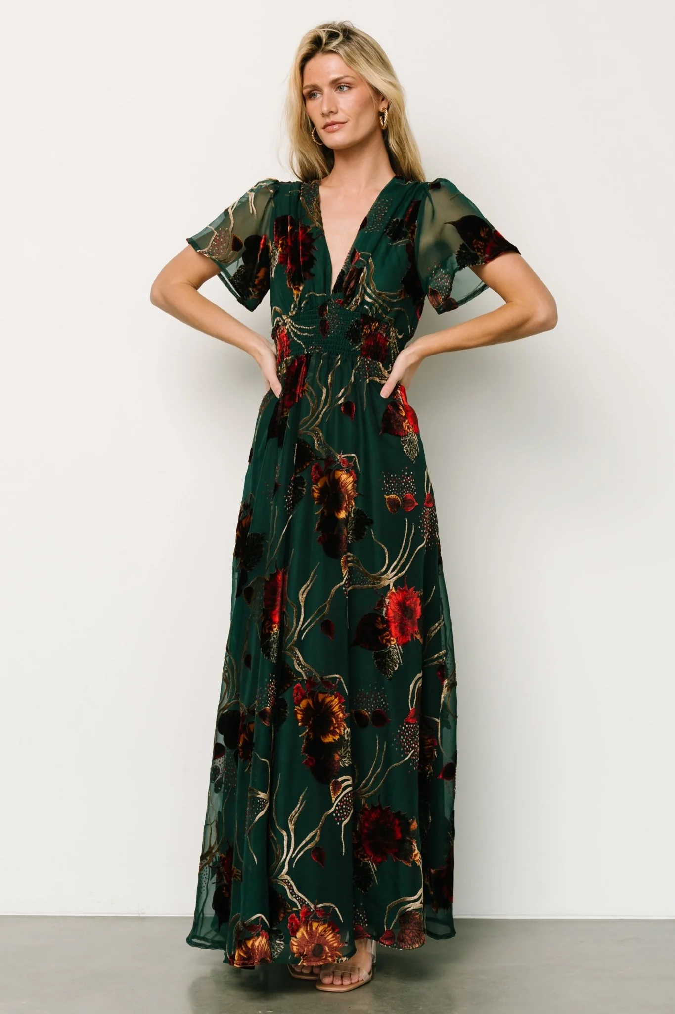 Valen Maxi Dress | Jade Multi