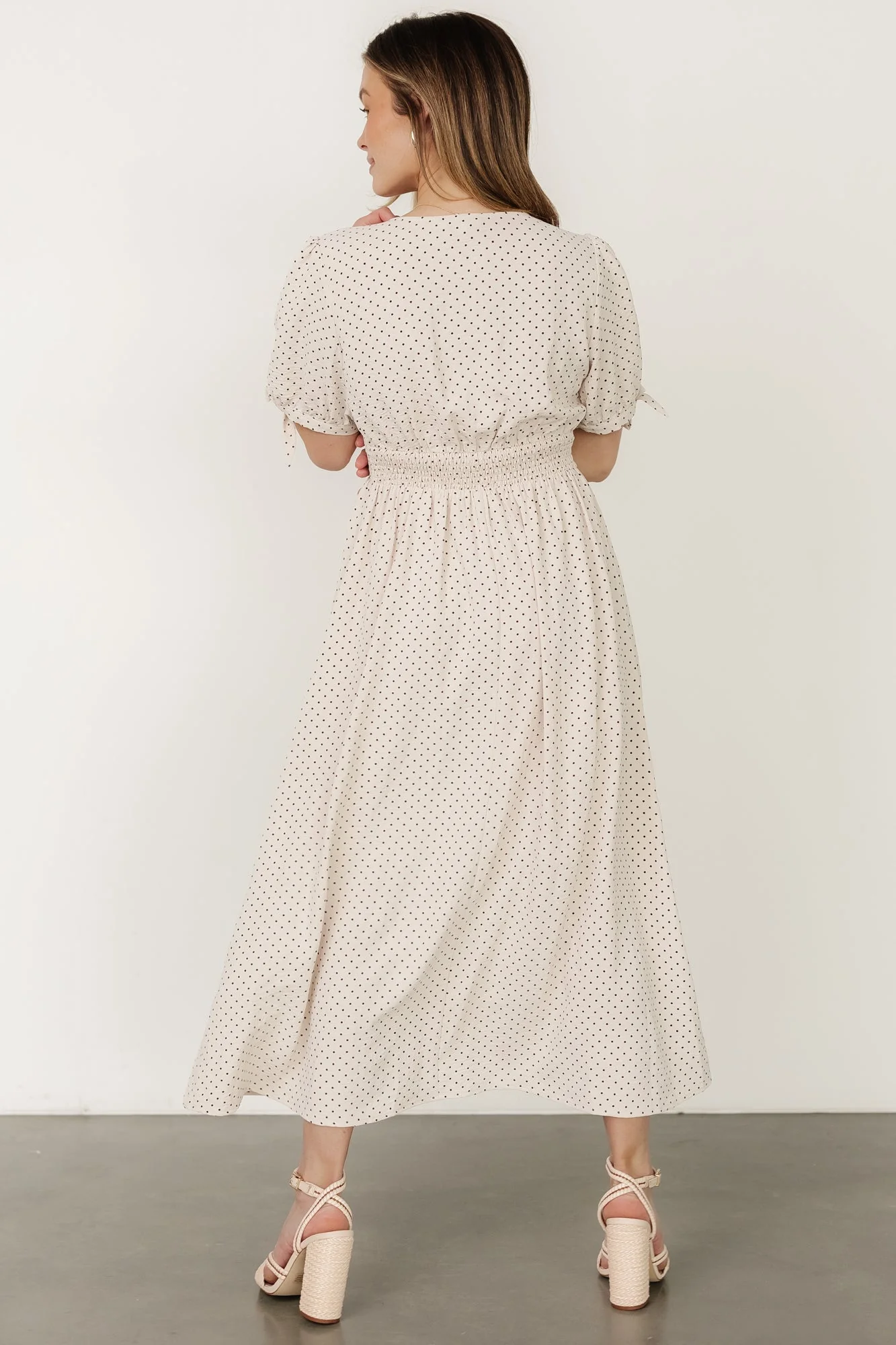 Millar Midi Dress | Natural + Black