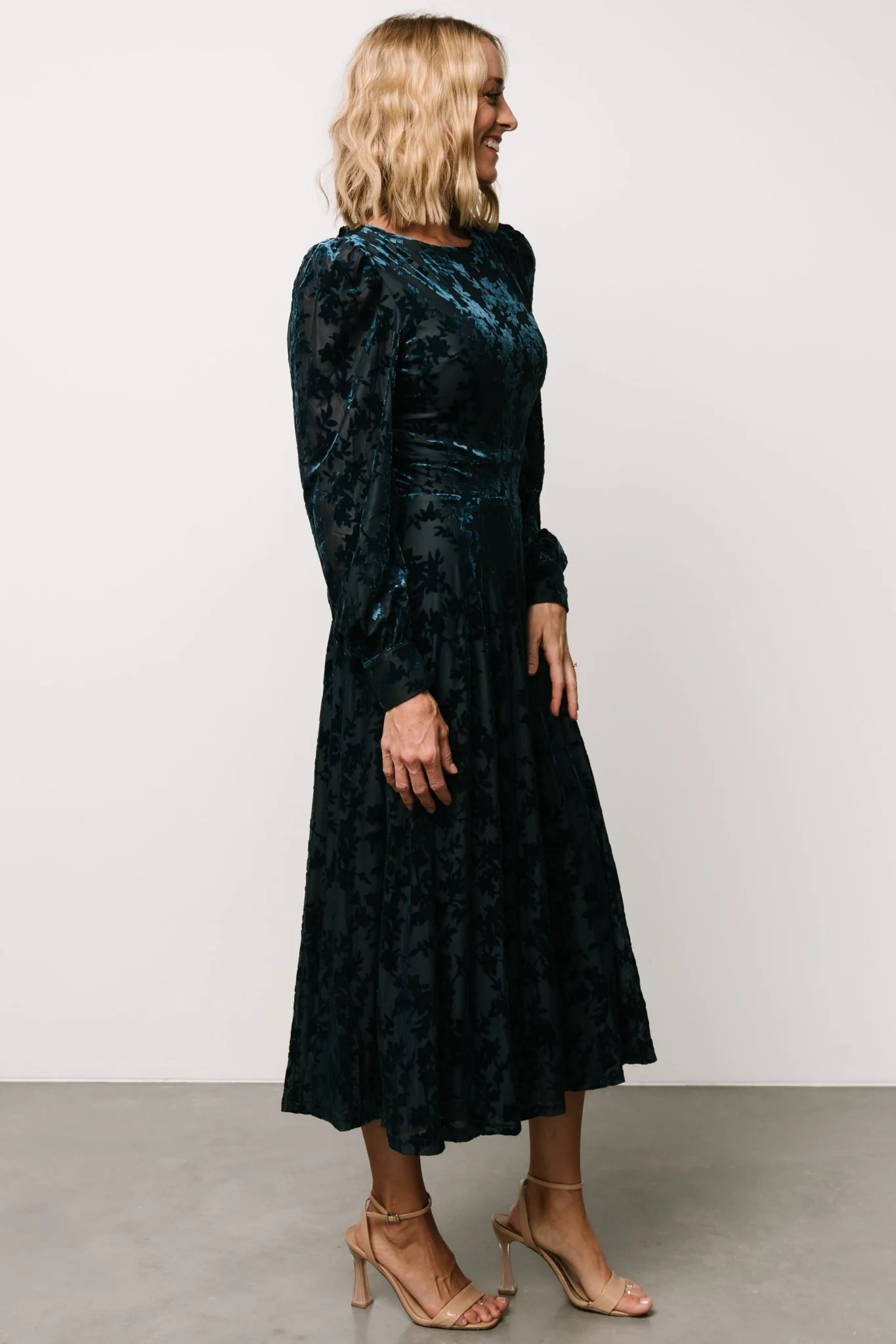 Savi Tie Back Dress | Deep Teal