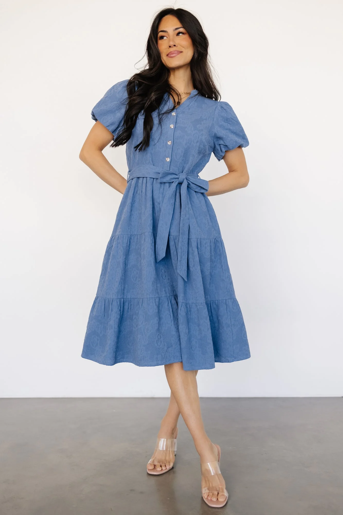 Philippa Midi Dress | Blue