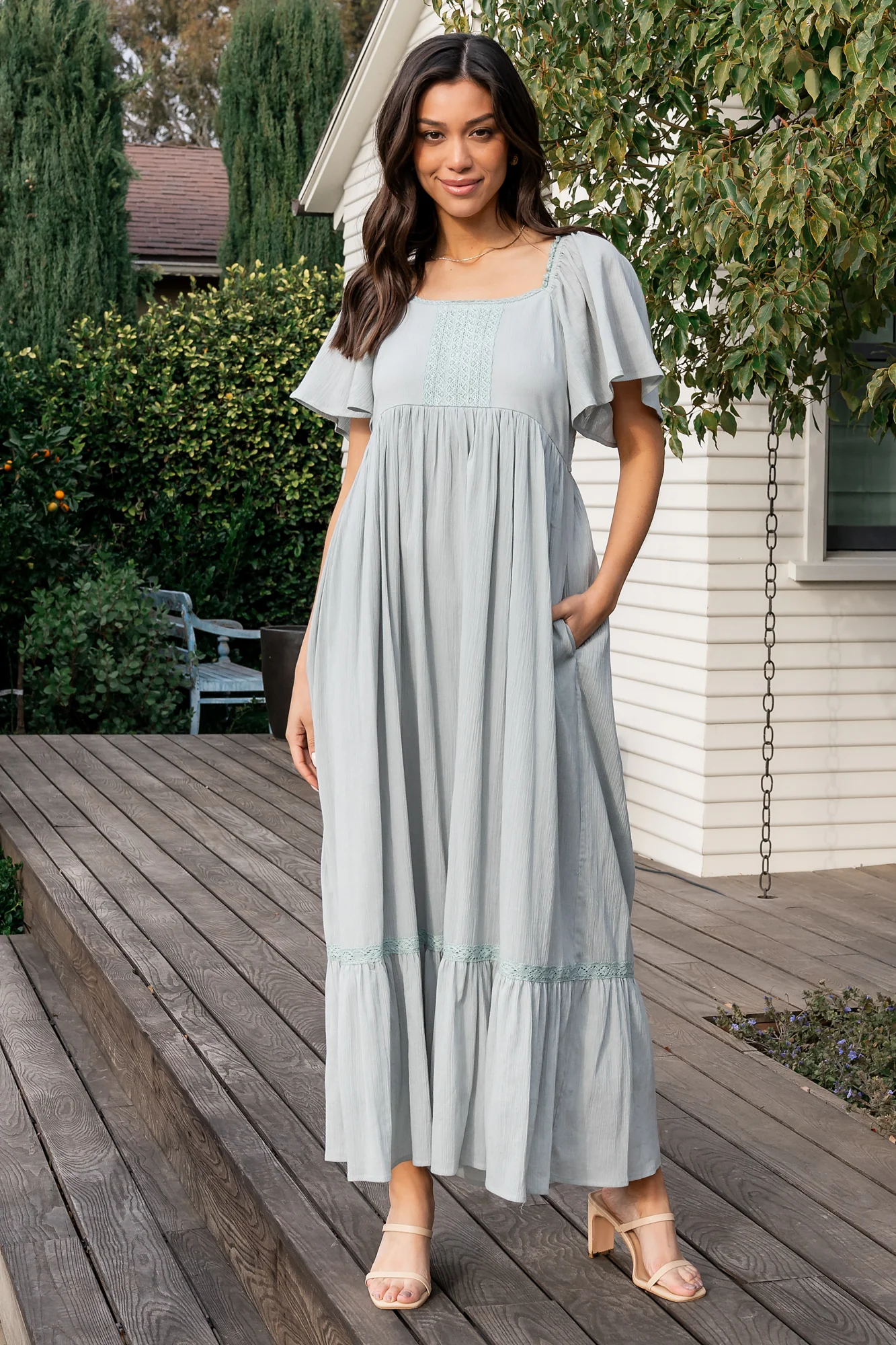 Maeve Maxi Dress | Dusty Sage