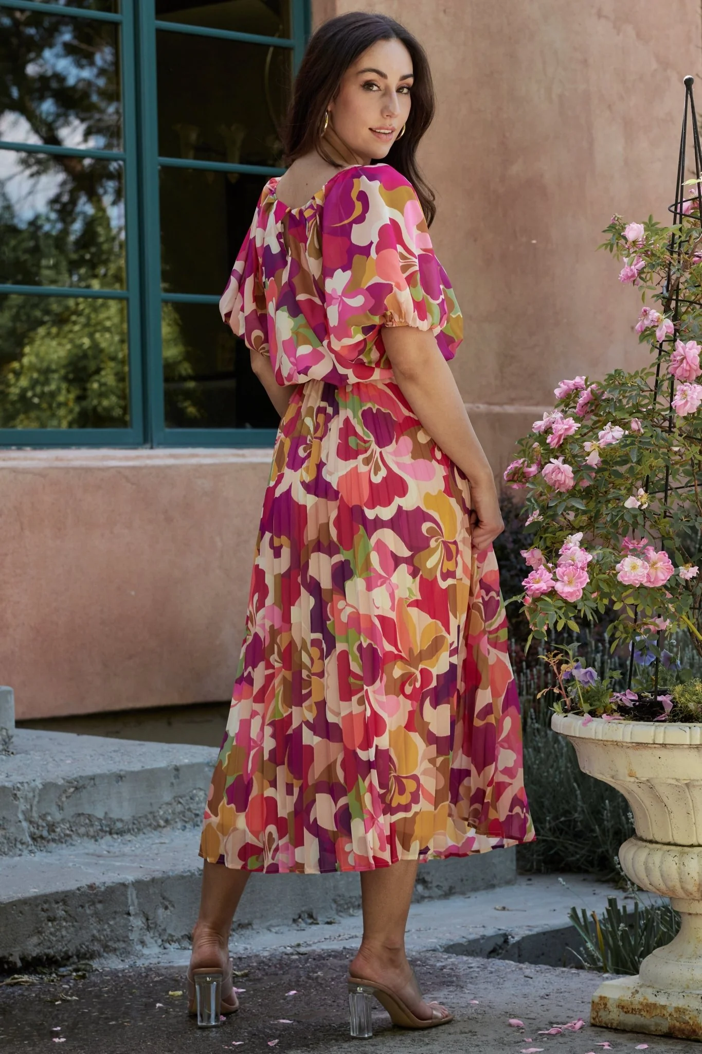 Maven Midi Dress | Multi Print