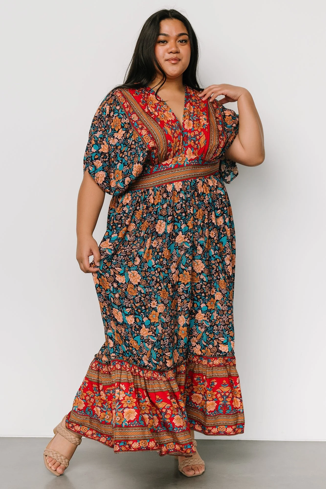 Leeanne Midi Dress | Navy Multi Floral