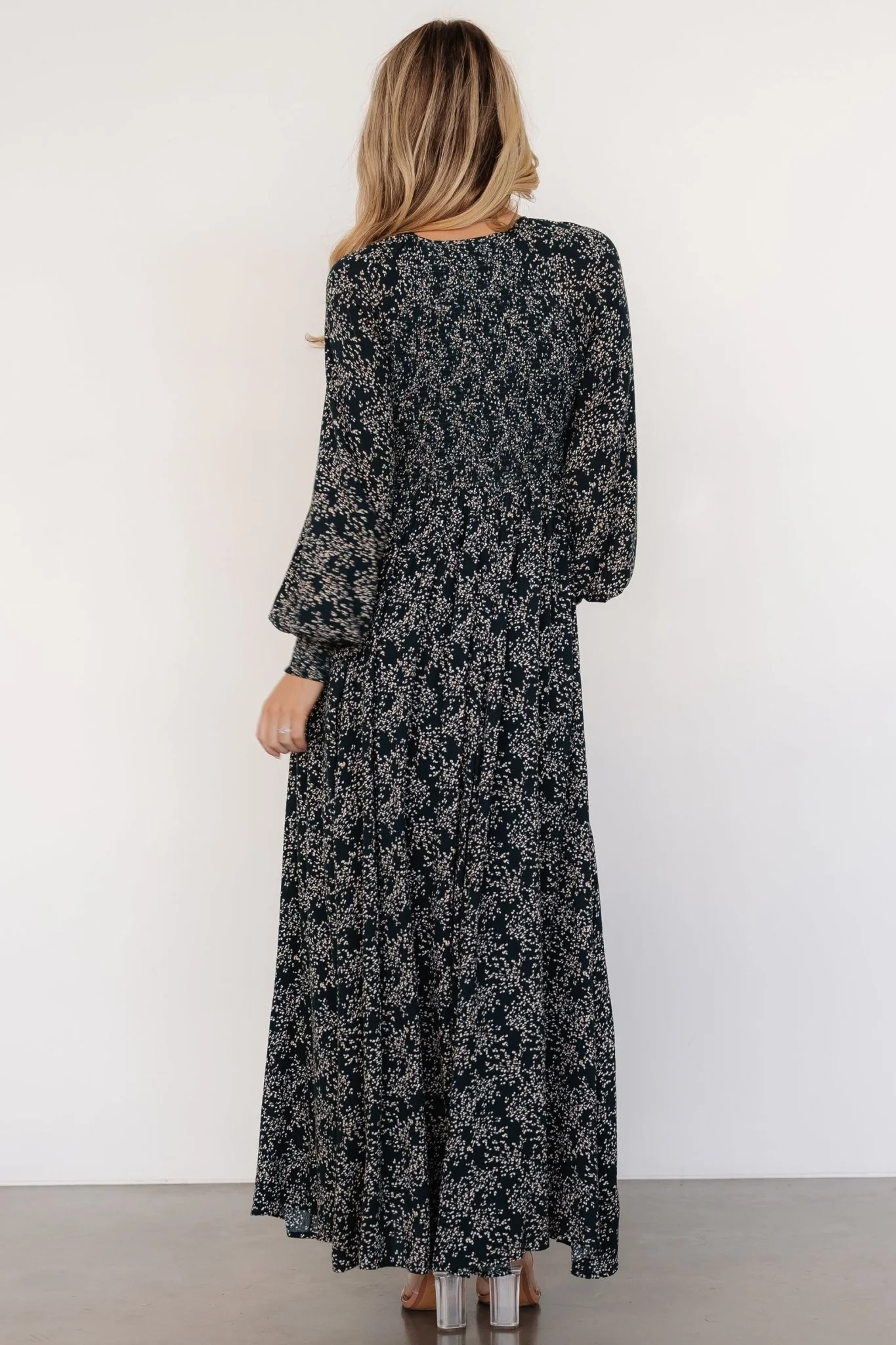 Anya Maxi Dress | Hunter Green Print
