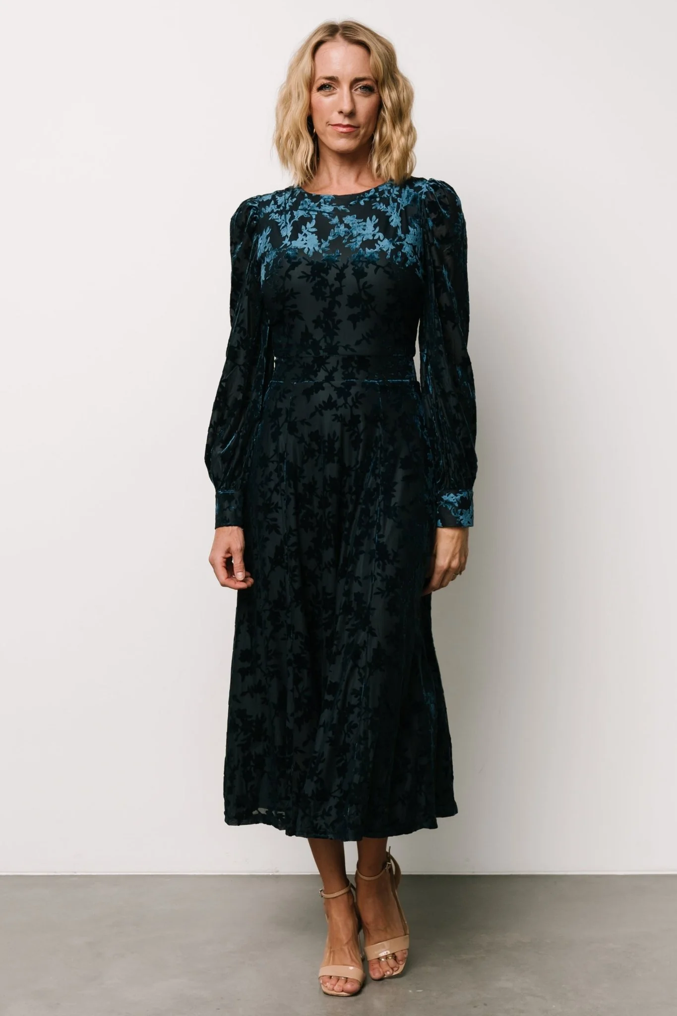 Savi Tie Back Dress | Deep Teal