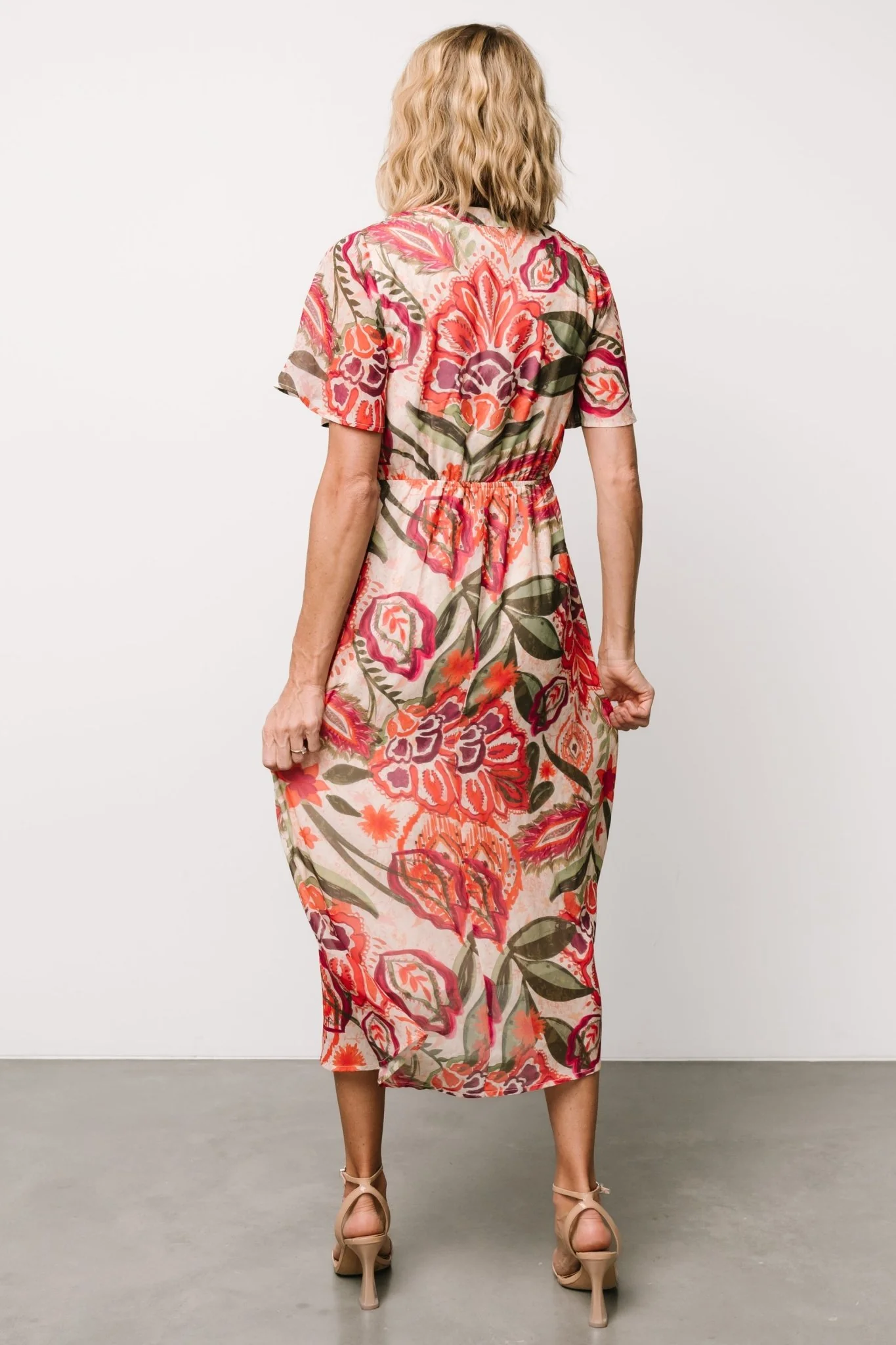 Junie Midi Dress | Multi Print