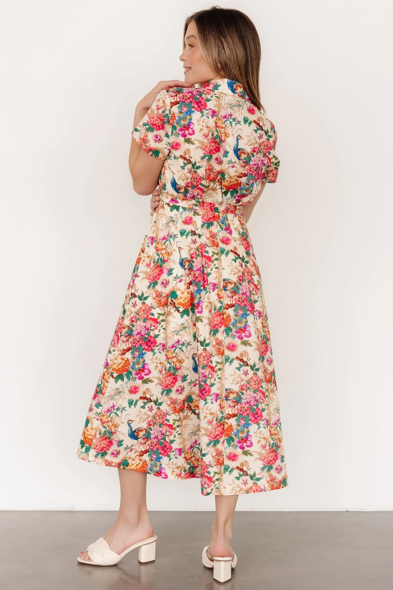 Melia Midi Dress | Multi Print