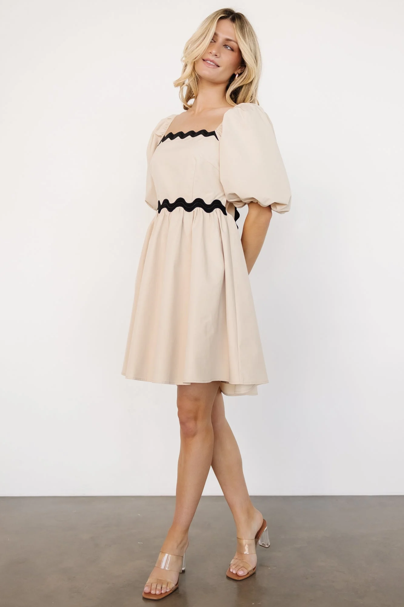 Cecelia Short Dress | Sand