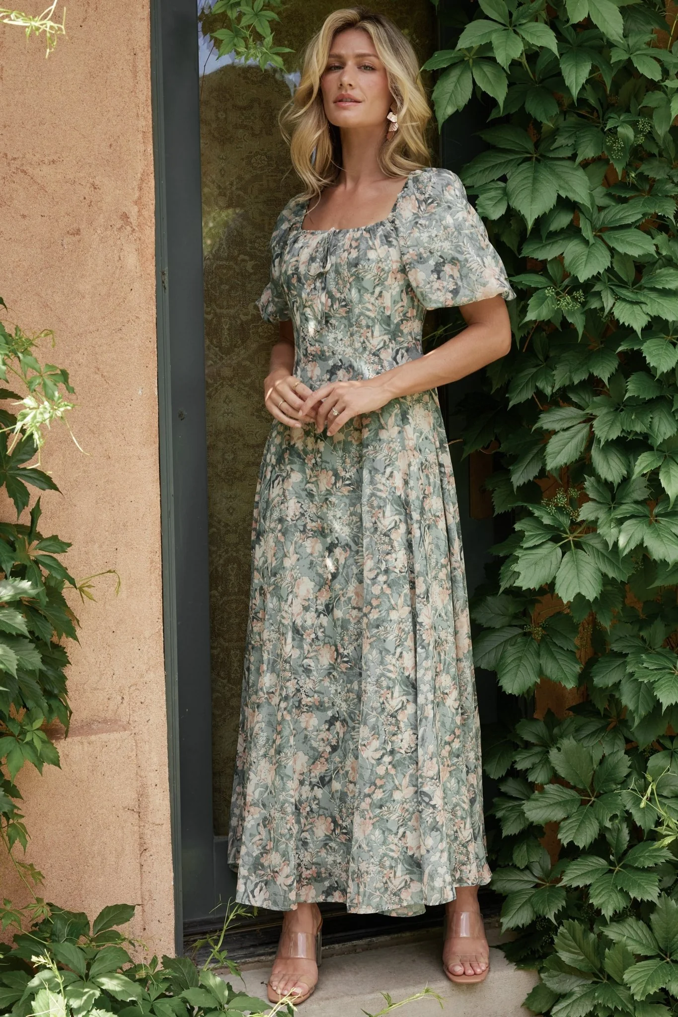 Raelynn Maxi Dress | Sage Floral