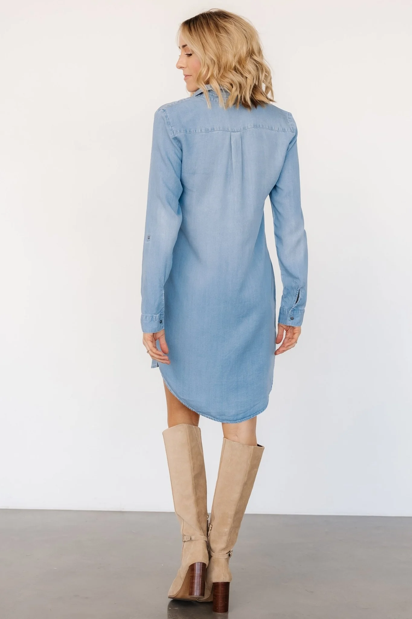 Shania Shirt Dress | Chambray