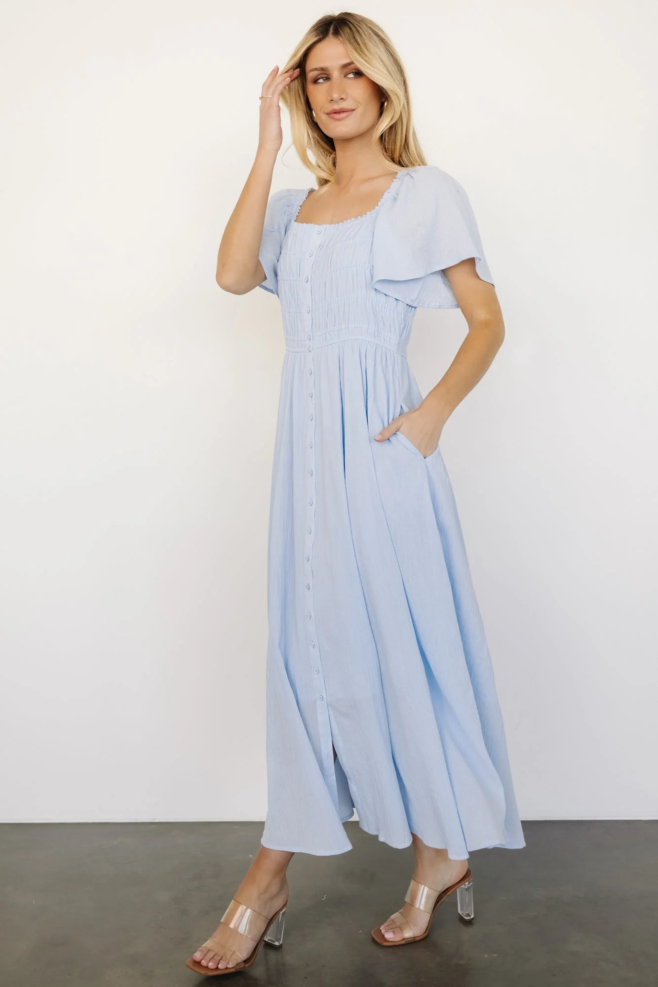 McKay Maxi Dress | Light Blue