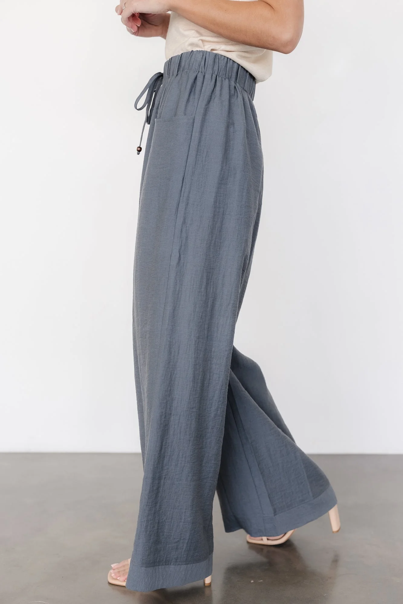 Leza Pants | Slate Blue