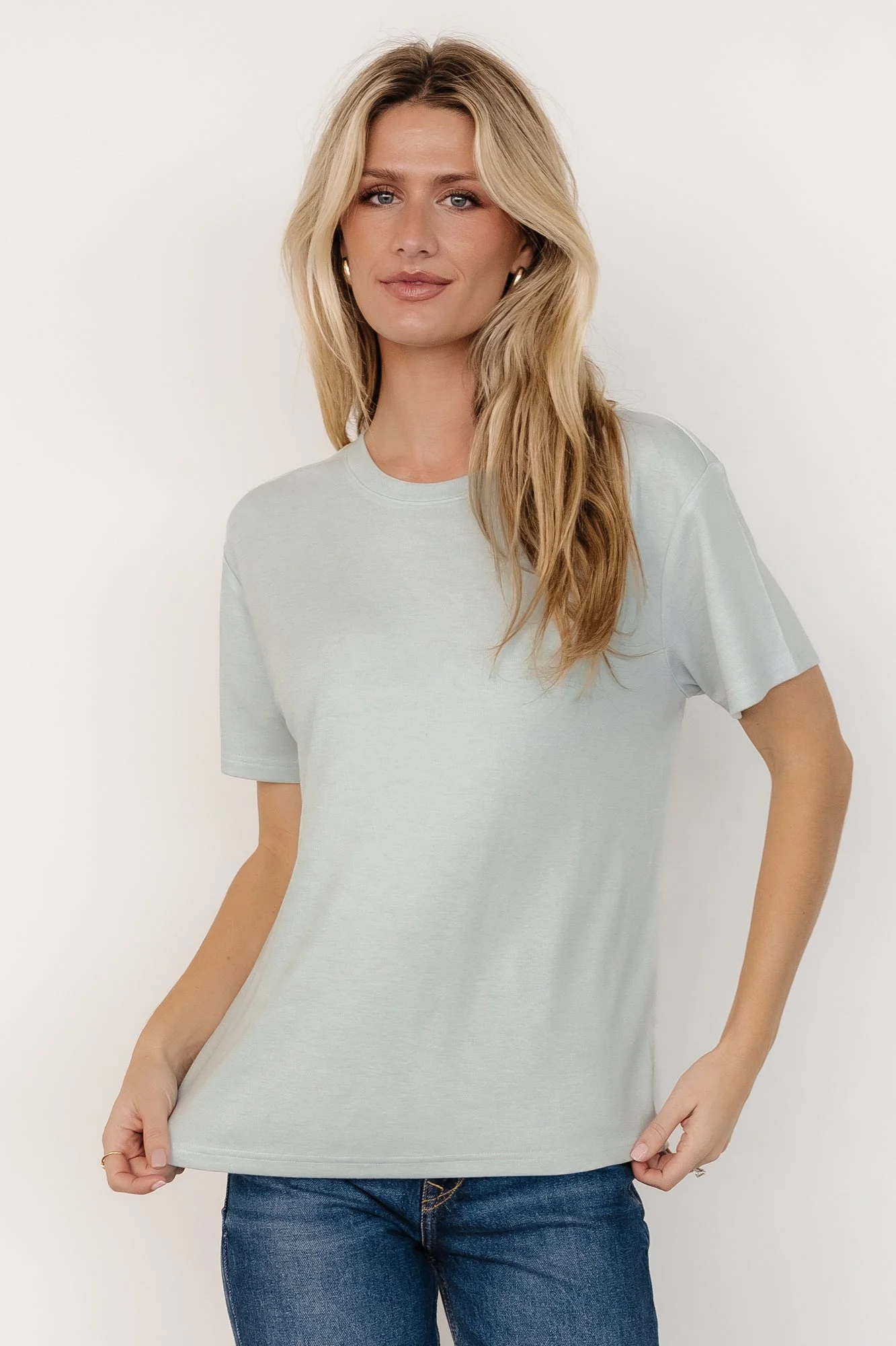 Elliot Relaxed Tee | Pale Mint