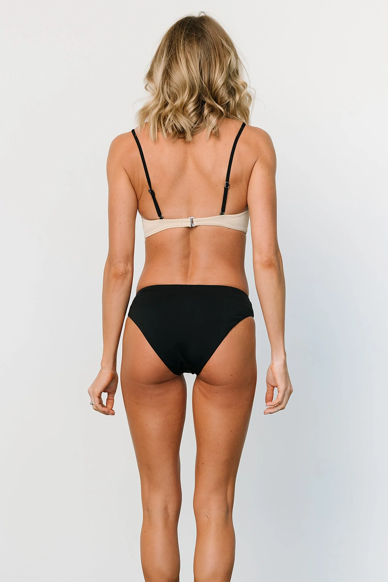 Vixen Bikini Bottom | Black + Sand