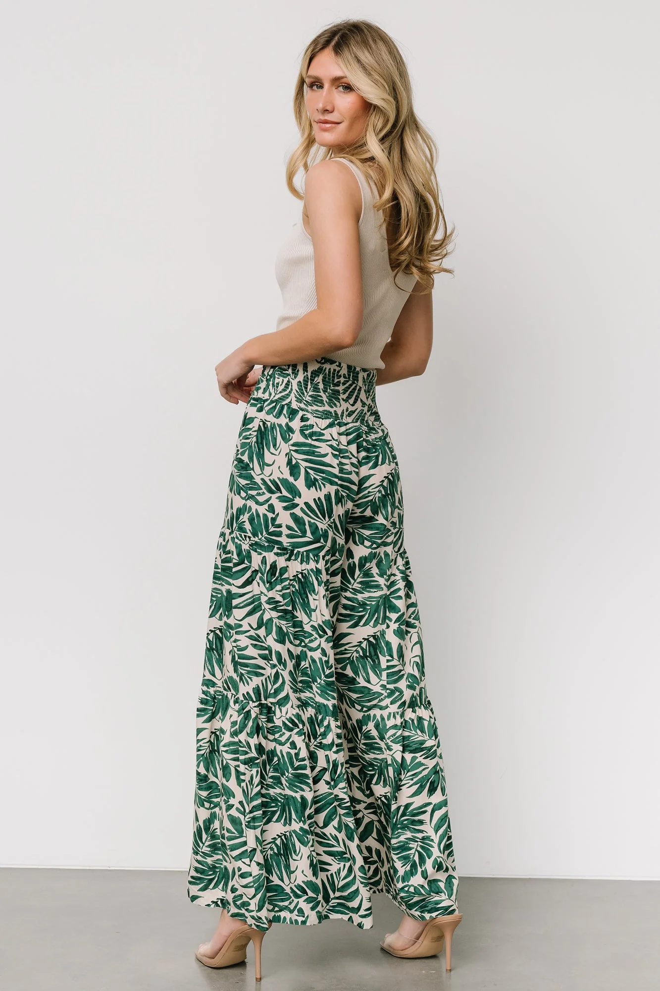 Monterey Pants | Green Print