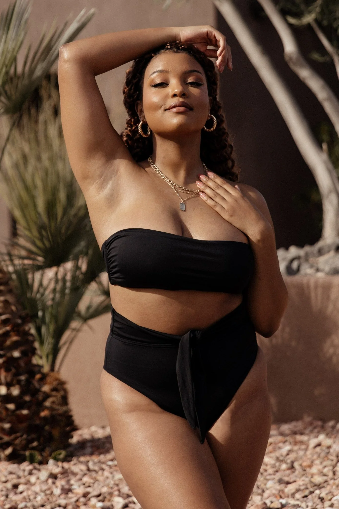 Milos Bikini Top | Black