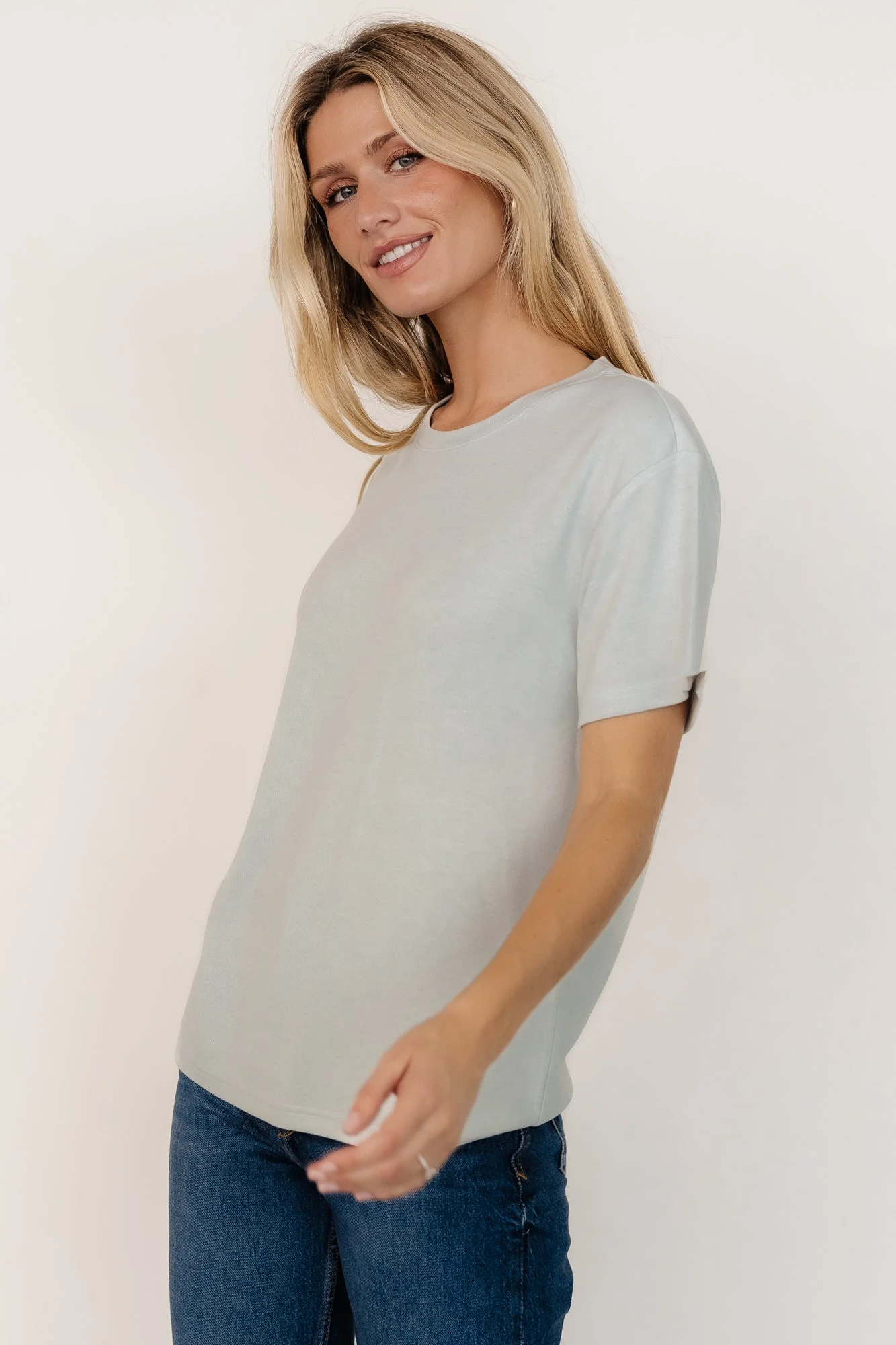 Elliot Relaxed Tee | Pale Mint