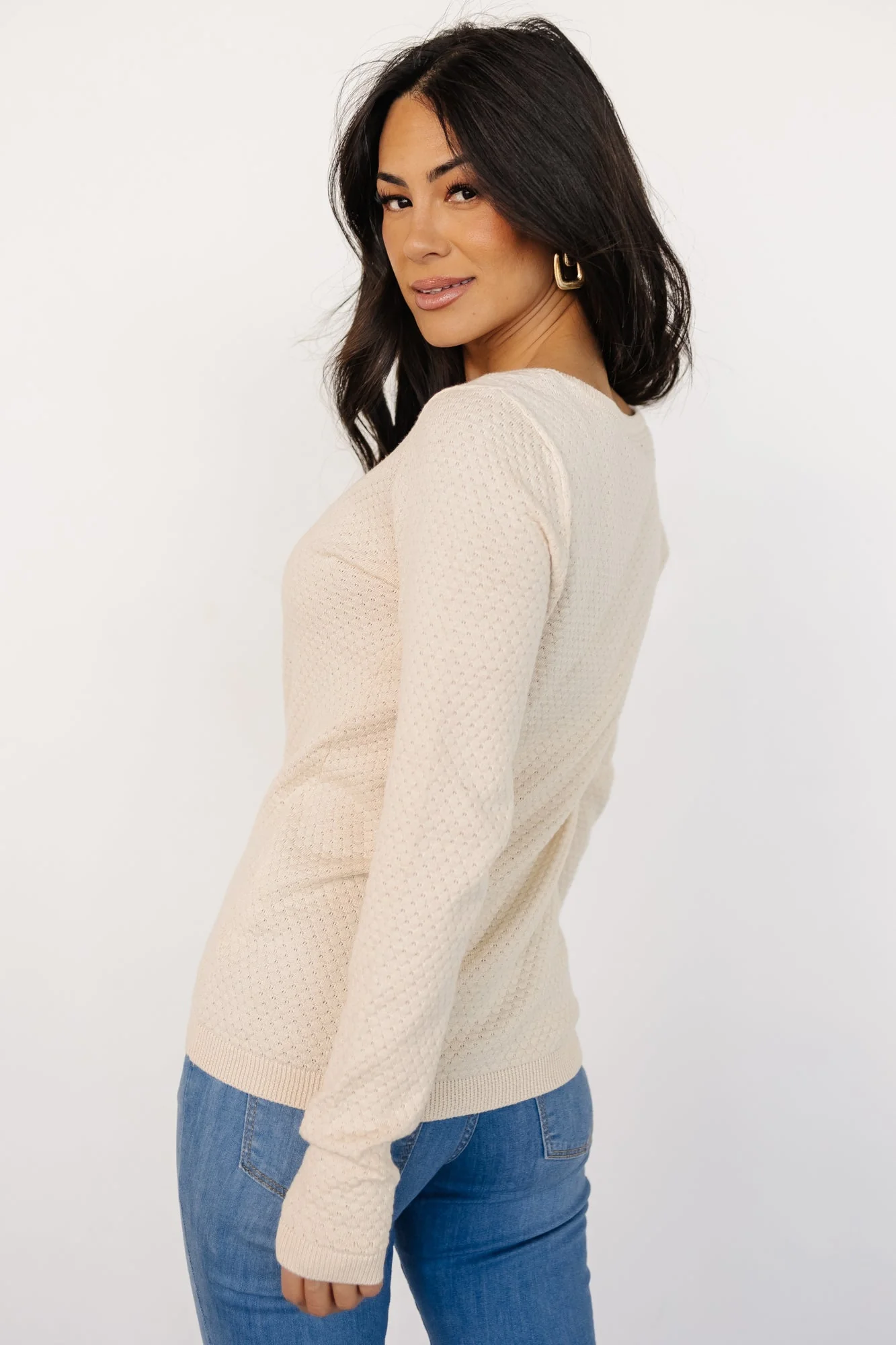 Debbie Knit Top | Cream