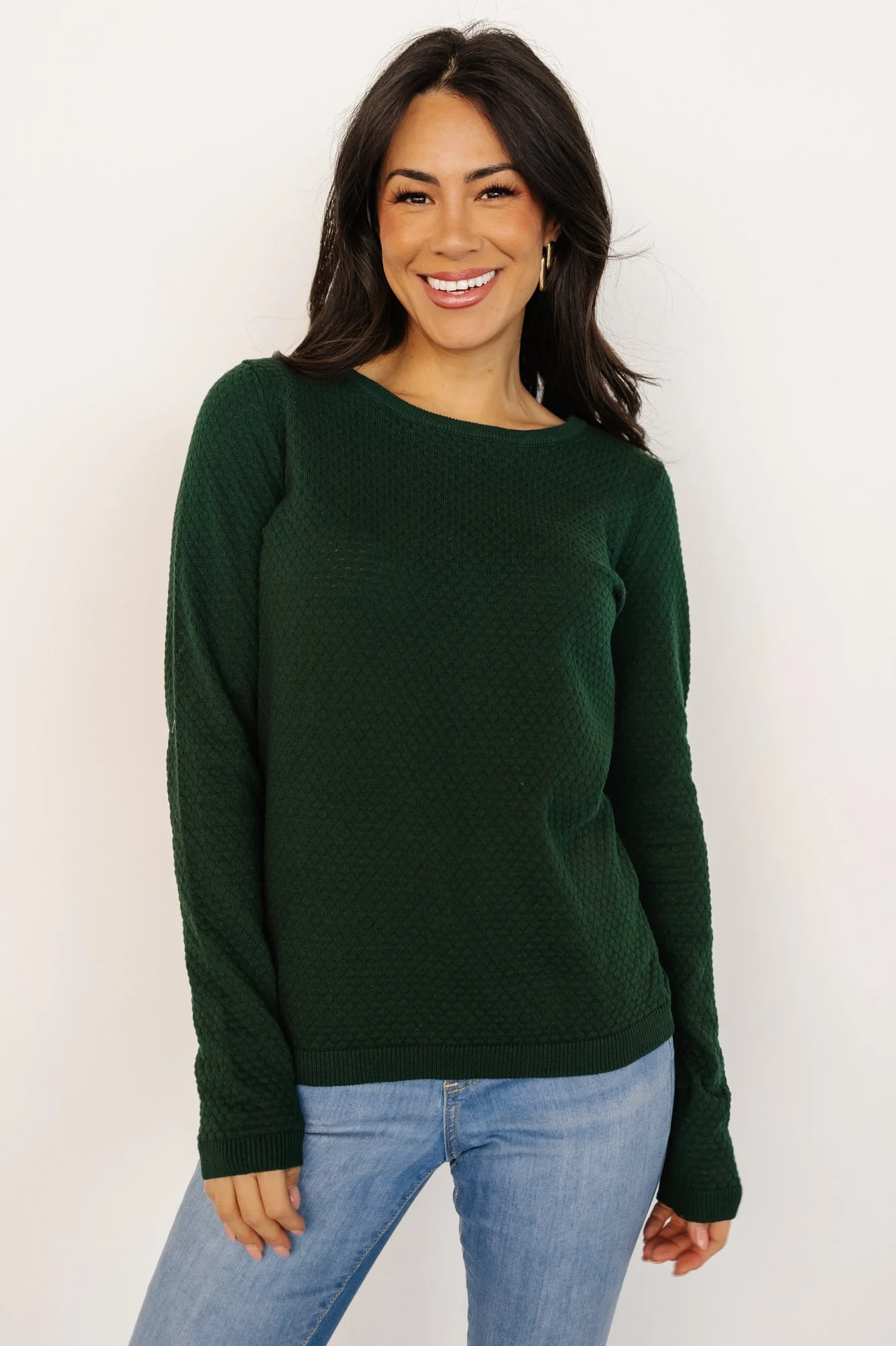 Debbie Knit Top | Dark Green