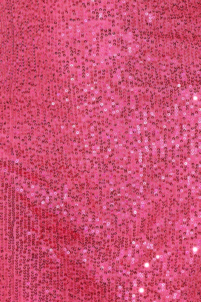Sparkles Flying Sequins Mini Dress Pink
