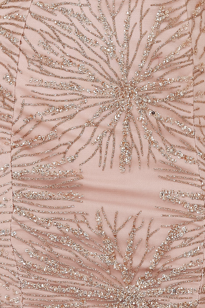 Vivien Vixen Dress Gold